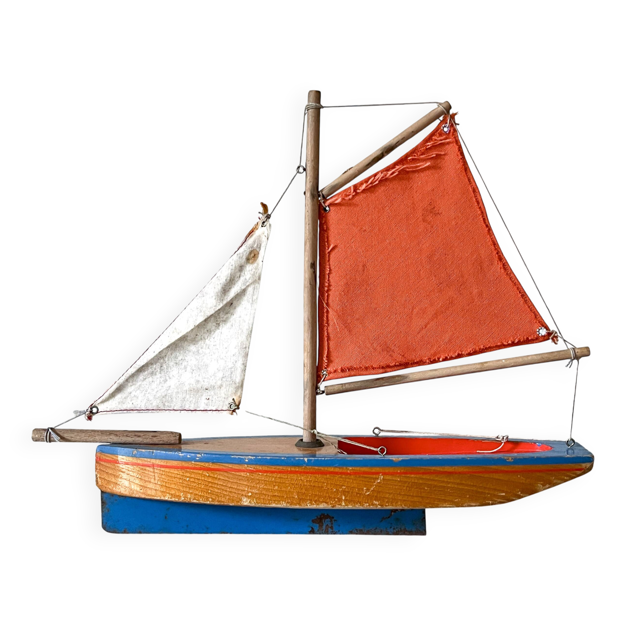 Giraud Sauveur brand half-deep hull basin sailing barque.