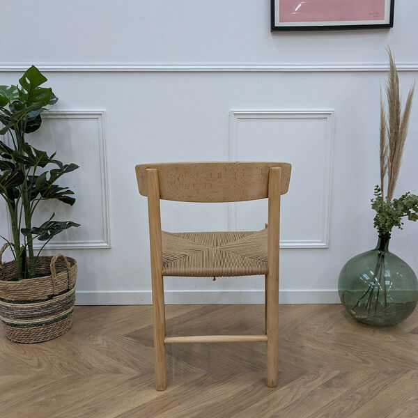 Chaise scandinave vintage modèle J39 Folkestol