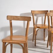 Chaises vintage en bois courbé (c.1940). Ensemble de 4 pièces #1
