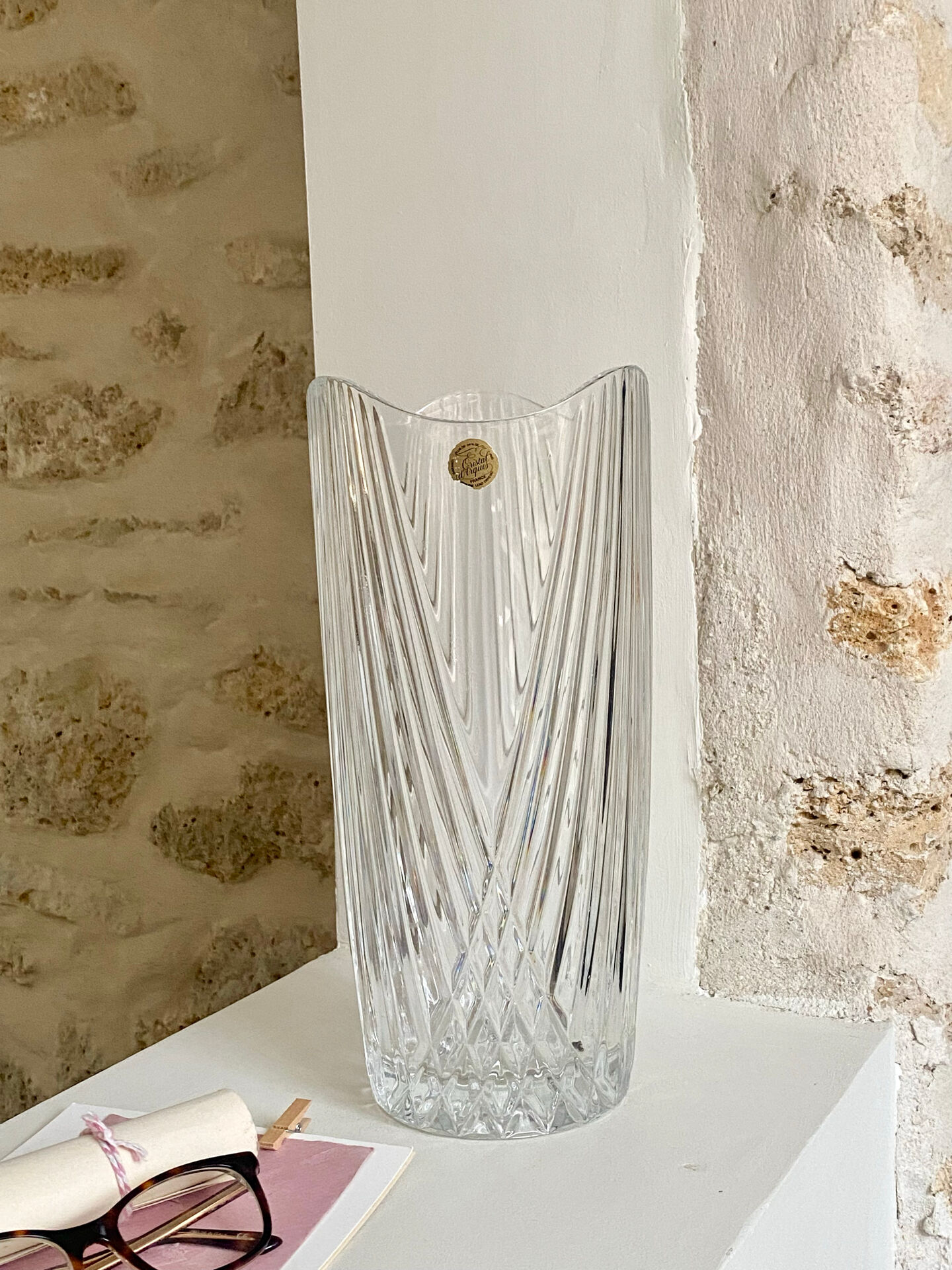 Crystal vase from Arques