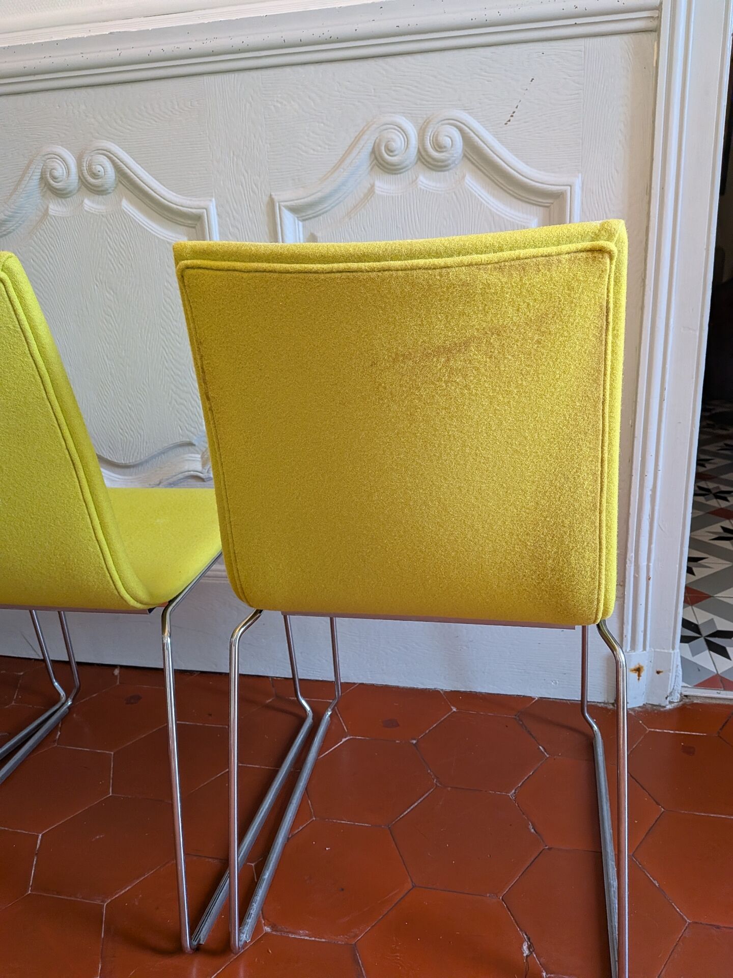 Set of 4 Crassevig chairs by Franzolini
