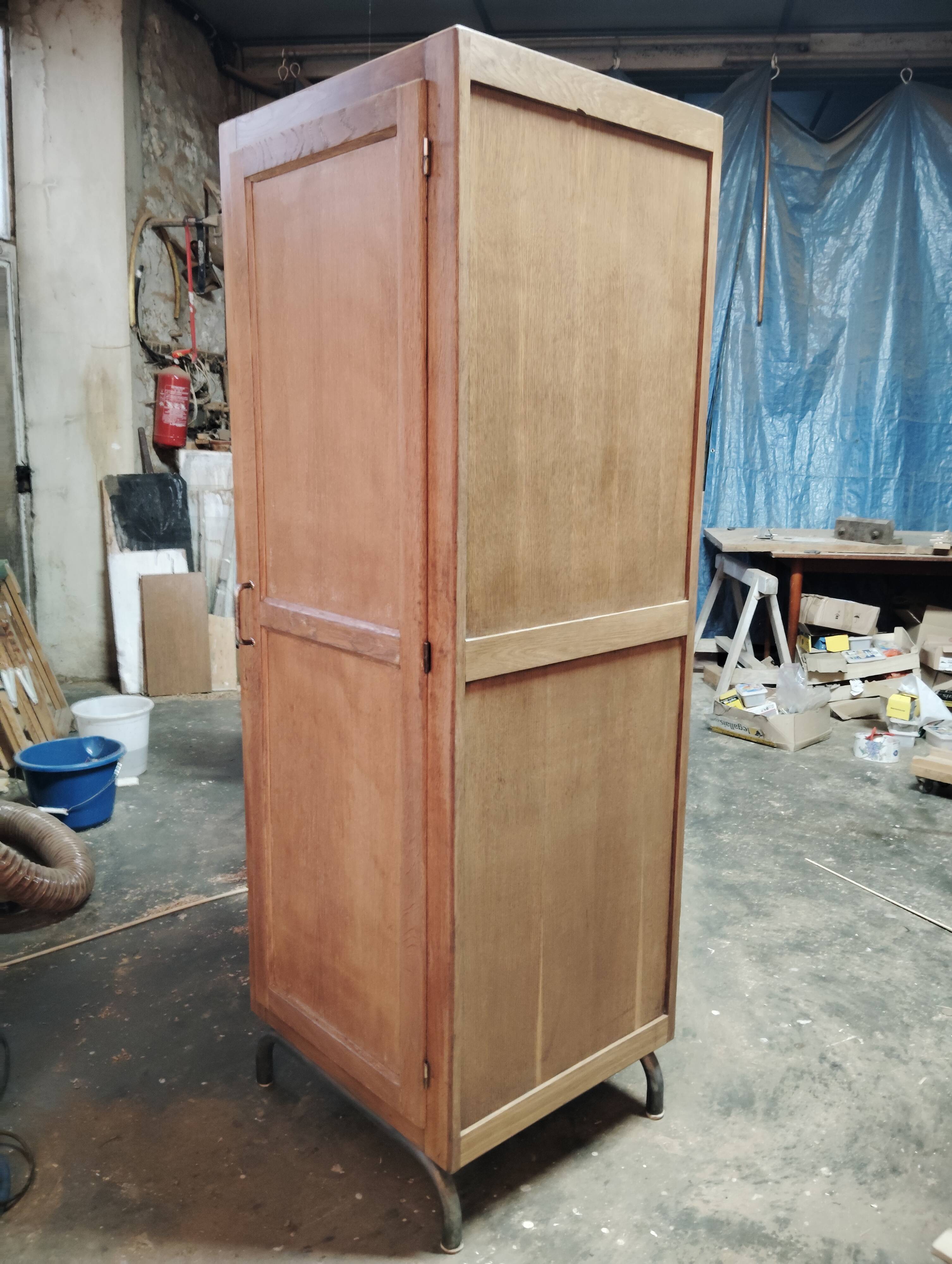 Restored vintage boarding school wardrobe