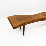 Live Edge Vintage Tree Coffee Table 1960s Wood 1970s