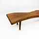 Table basse arbre vintage Live Edge 1960 Bois 1970