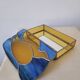 1950s stained glass jewelry box