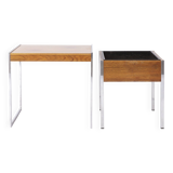 Vintage set, side table + flowers pot table, 1960s