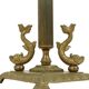Vintage Brass Table Lamp Mythical Dolphin 41cm