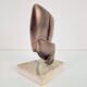 Sculpture abstraite vintage sur socle en marbre, années 1960