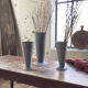 Série 3 vases fleuristes zinc