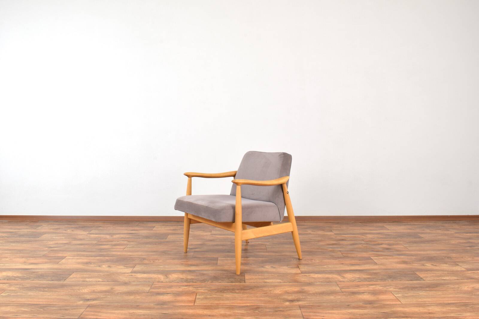 Mid-Century Polish Lounge Chairs by J. Kędziorek, 1960s. Set of 2.