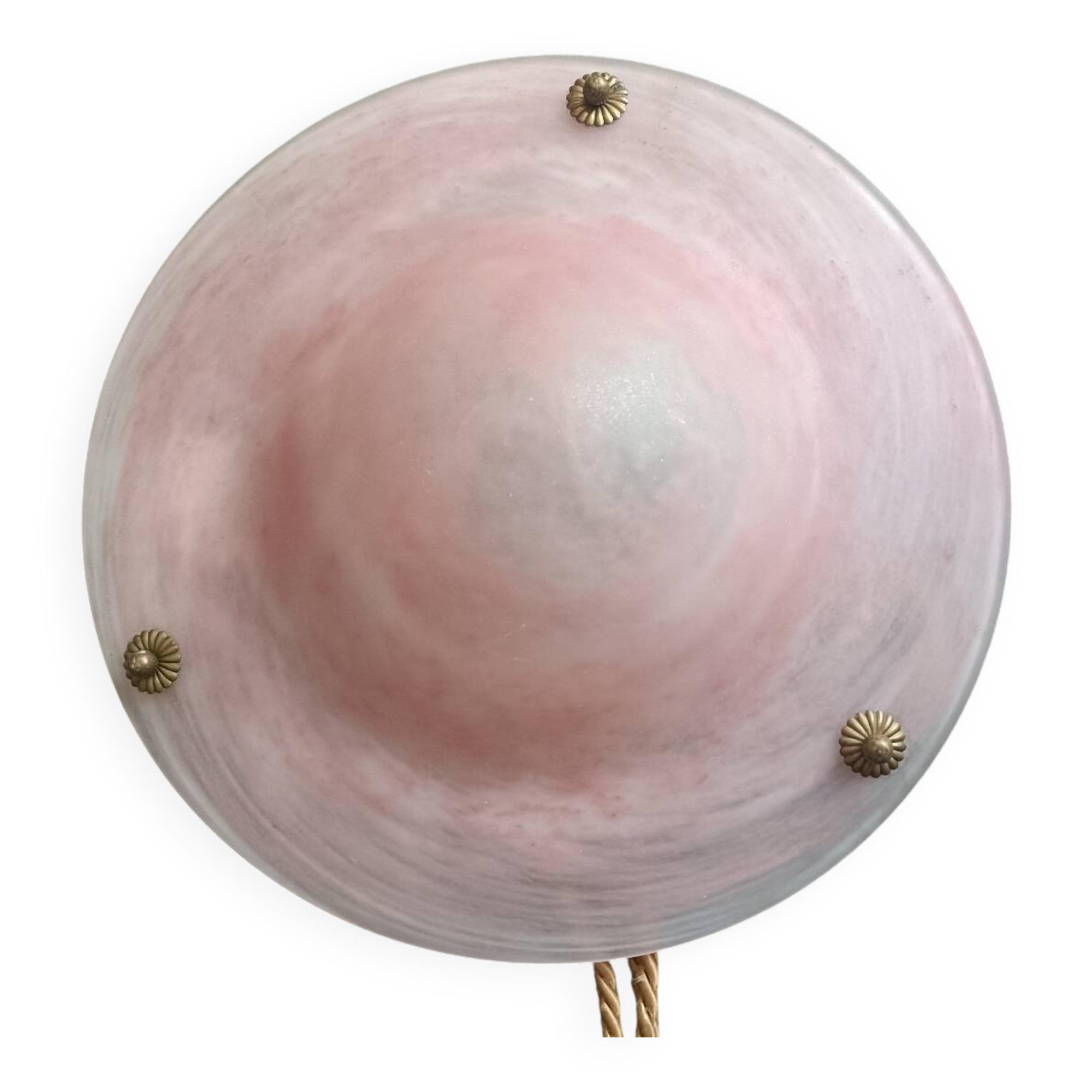 Art Deco glass paste chandelier