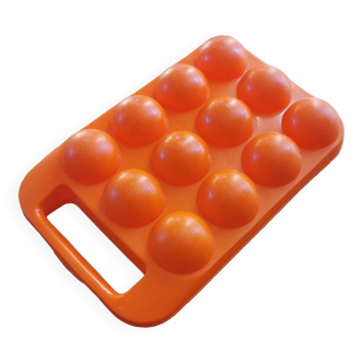 Orange vintage egg box