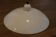 White lacquered metal pendant light 400mm