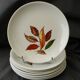 Set of 8 dessert plates in earthenware from ORCHIES. Model Underwood.