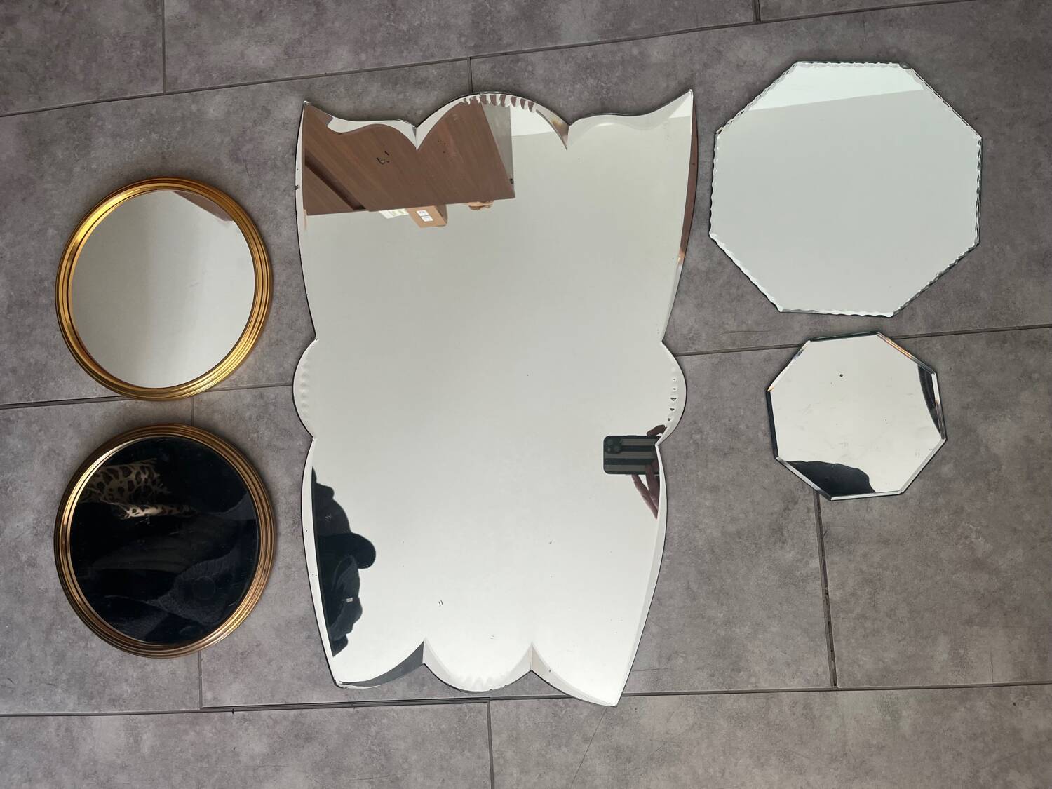 Set of 5 mirrors (Carmen)
