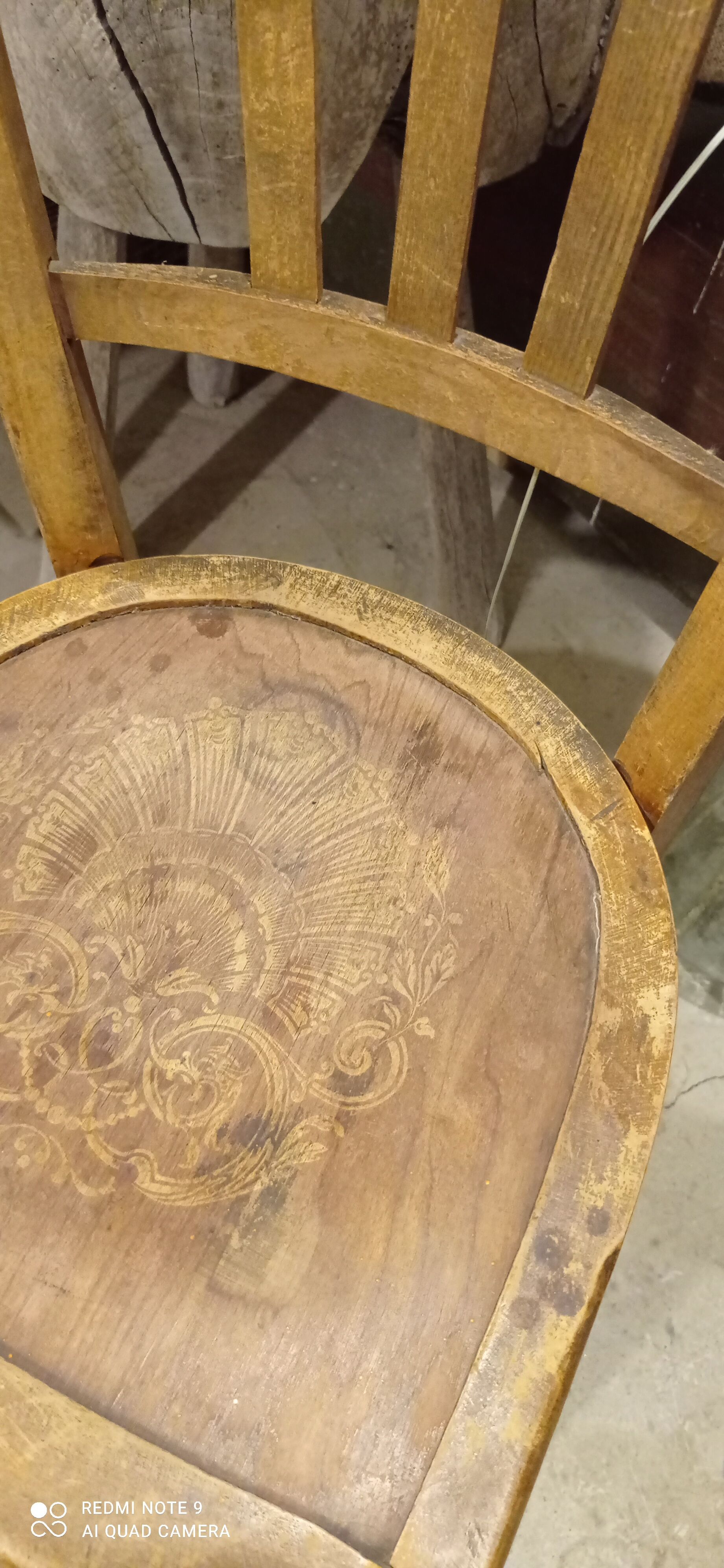 Antique bistro chair