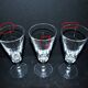Baccarat lot de 6 flûtes à champagne en cristal taillé modèle Carcassonne 1960