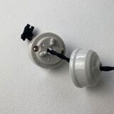 Old vintage opaline pendant lamp