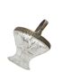ARS Crystal platter ART DECO with brass fittings