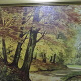 painting on canvas reproduction on canvas workshop MTC large model vintage gilded frame