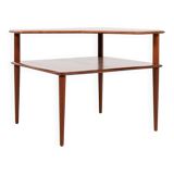 Midcentury Danish corner table in teak by Peter Hvidt & Orla Mølgaard-Nielsen for France & Søn