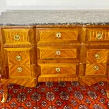 Transition Style Inlaid Chest of Drawers