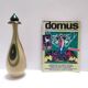 Beige Encased and Hand-blown Glass Decanter Bottle, Italy