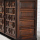 Spanish Brutalist Sideboard With Geometric Patterns, 1940s