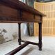 Table XXL noyer massif foncé 3m