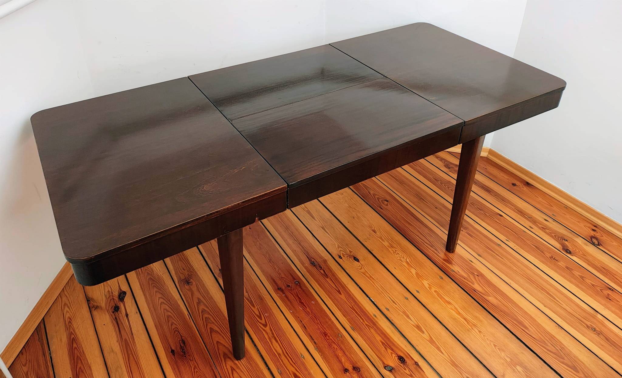 Czechoslovakian Extendable Dining Table by Jindřich Halabala for Up Závody