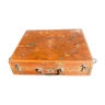 Old wooden painter's case and its nineteenth century palette