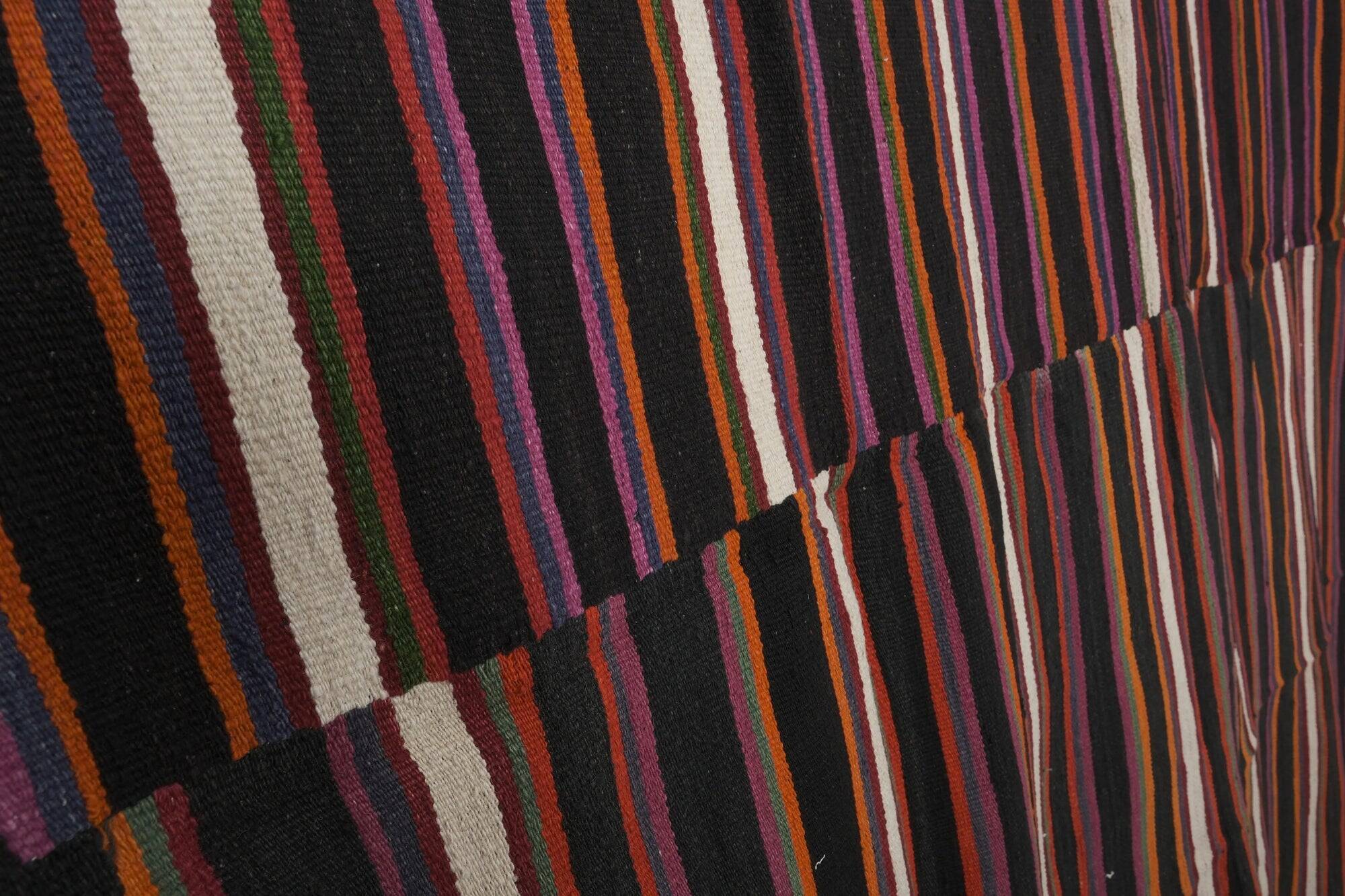 Vintage Turkish kilim handwoven 277x340 cm