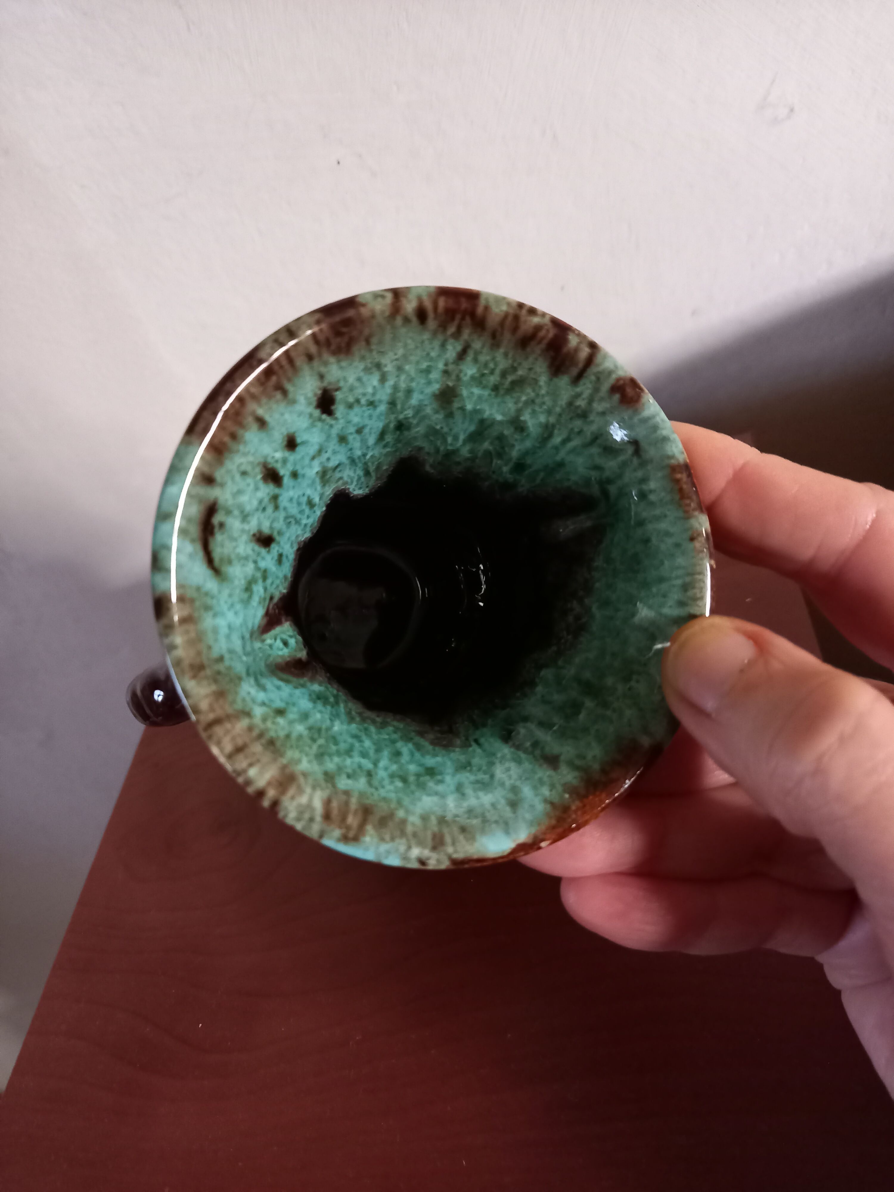 German ceramic vase Foreign vintage 60s