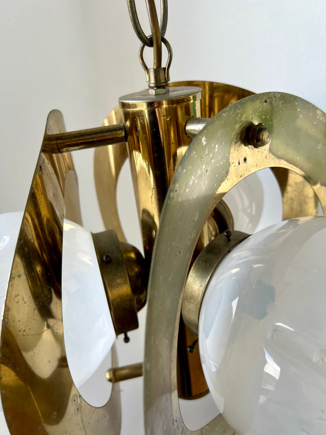 Murano glass chandelier by Mazzega - 1970