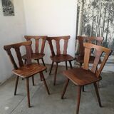 Set of 5 bistro chairs