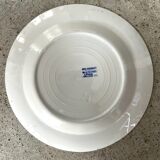 11 assiettes 19e Boch Freres
