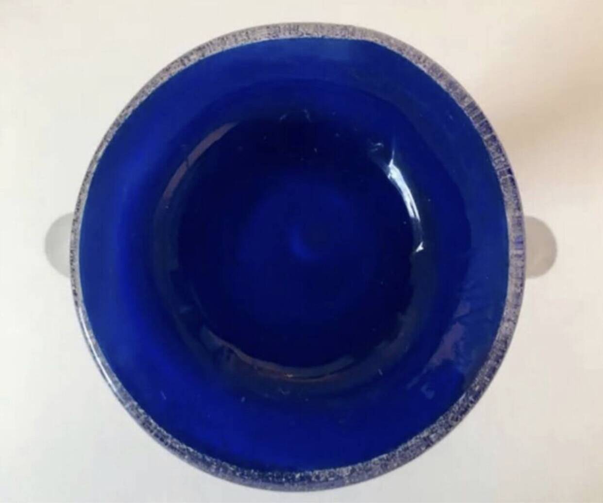 Blue Glass Paste Vase