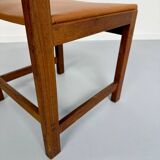 Lot of 6 old Scandinavian chairs "Corona" design 60s Lennart Bender