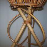 Plant rack in rattan