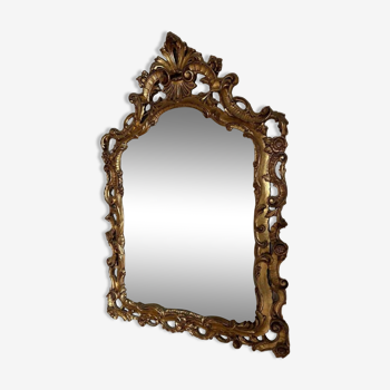 Louis XV gilded mirror