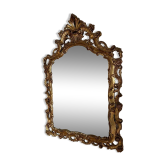 Louis XV gilded mirror