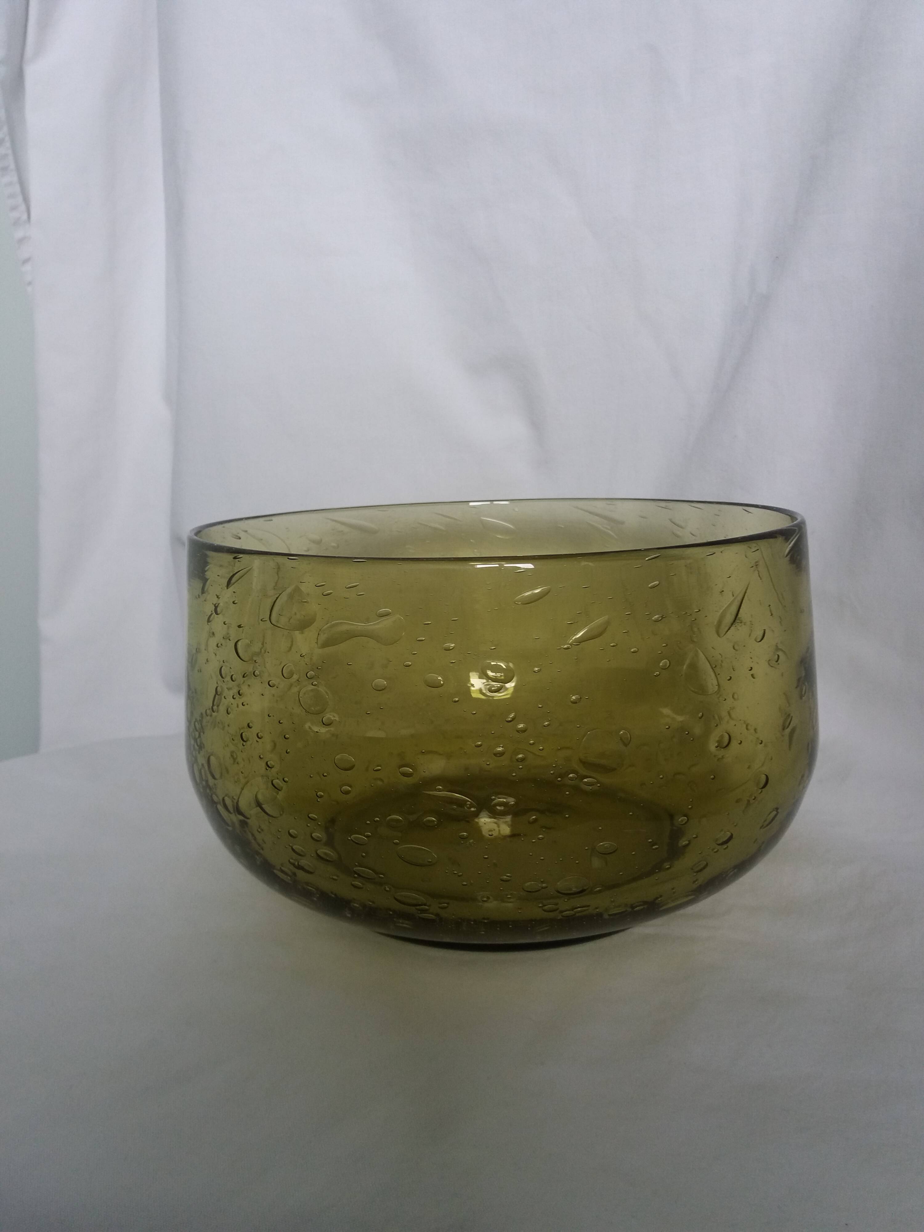Biot bubble glass salad bowl