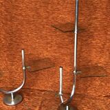 Pair of vintage chrome shelves 1950-1960