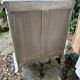 Antique patinated Louis XVI buffet, marble top.