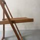 wooden folding chair by Aldo Jacober, design 1960/1970