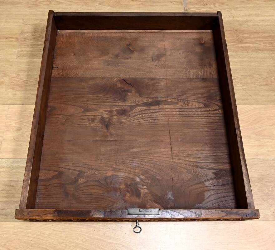 Oak desk, Neo-Gothic style – Late 19th century