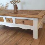 Louise - renovated solid oak coffee table