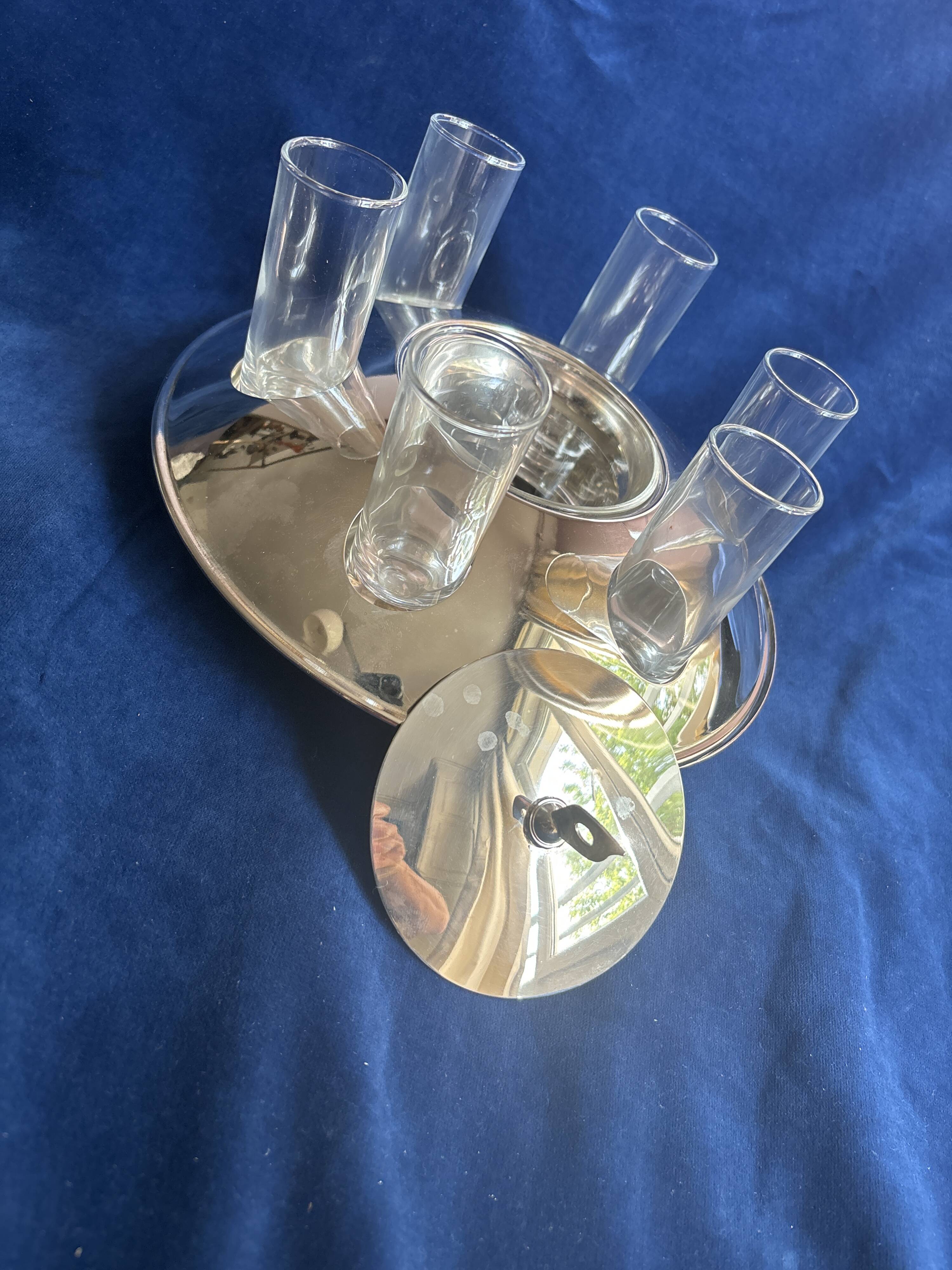 Vodka and caviar set