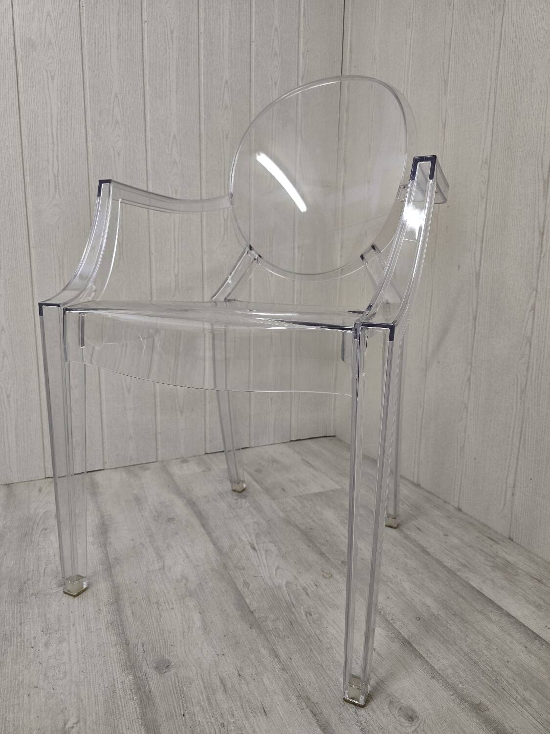 4 fauteuils Philippe Starck model Louis Ghost par Kartell