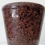 Vintage speckled granite vase